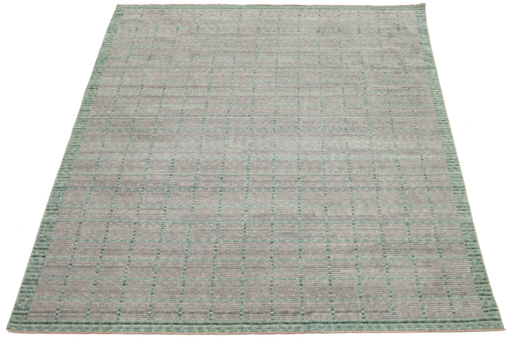 Modern Wool Rug 9 X 12