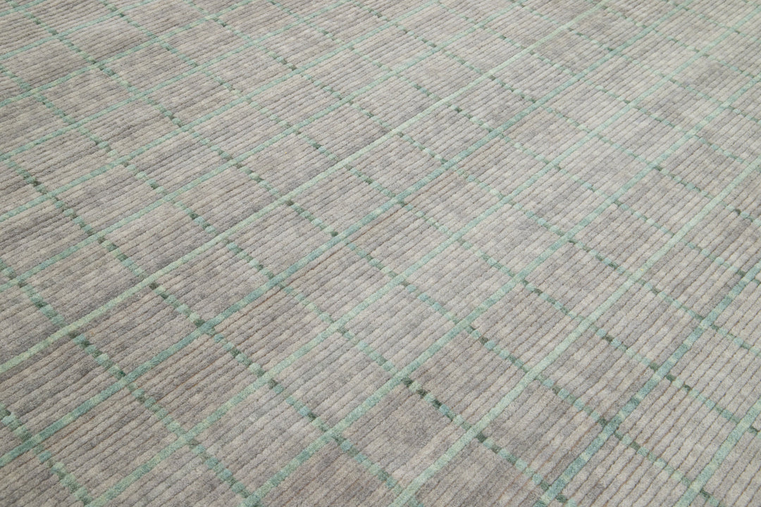 Modern Wool Rug 9 X 12