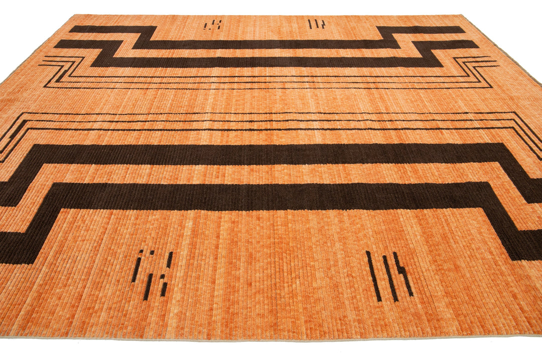 Modern Wool Rug 10 X 12