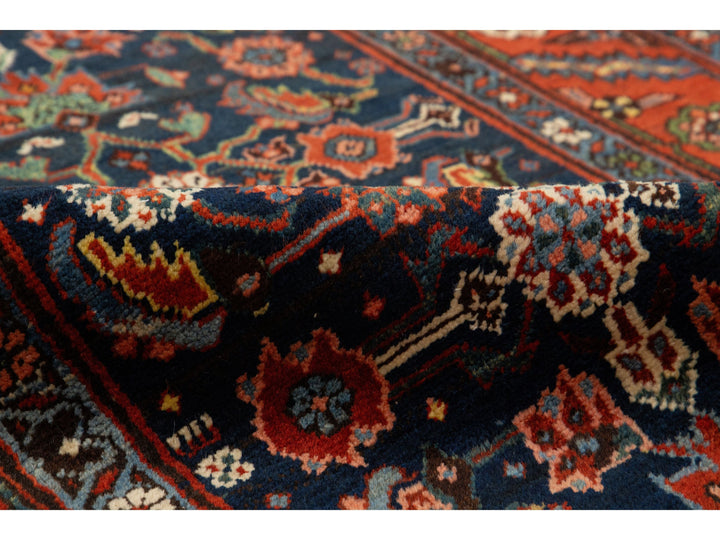 Antique Heriz Wool Runner 3 X 17