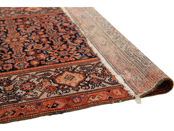 Antique Malayer Wool Runner 3 X 18