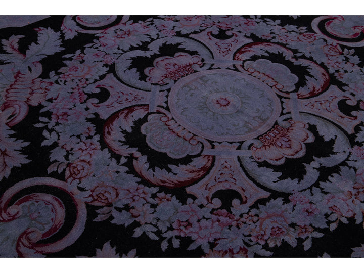 Transitional Overdyed Wool Rug 9 X 12