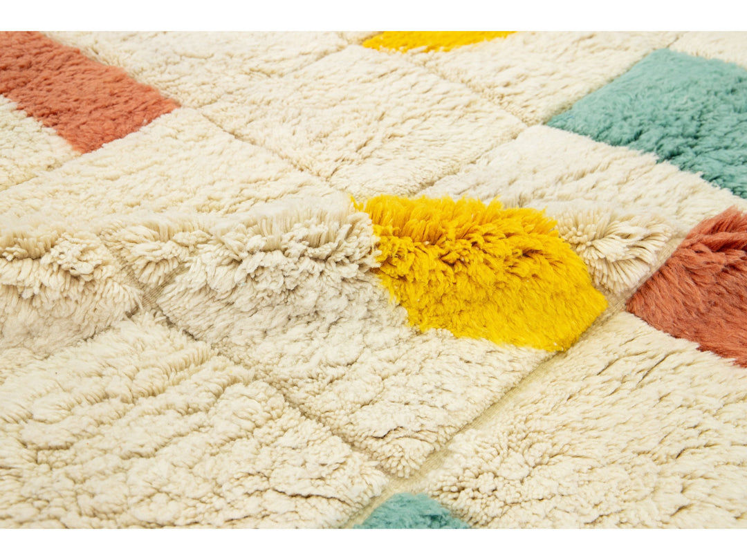 Modern Moroccan Wool Rug 5 X 6