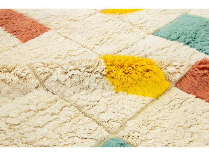 Modern Moroccan Wool Rug 5 X 6