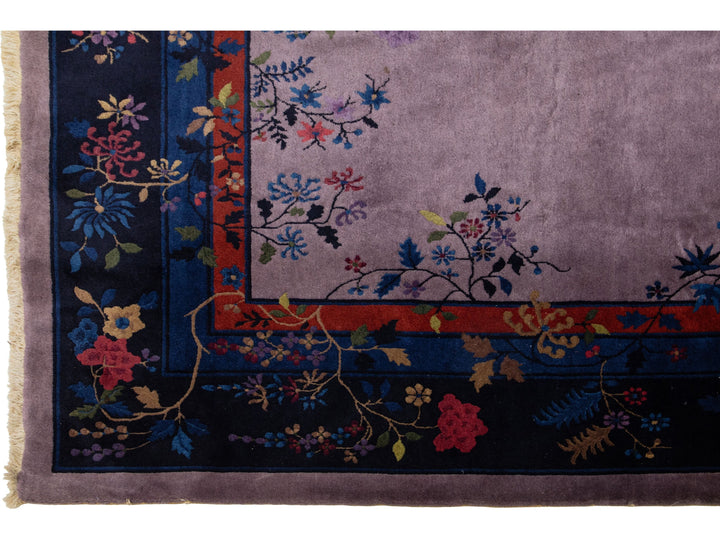 Antique Peking Chinese Wool Rug 9 X 15