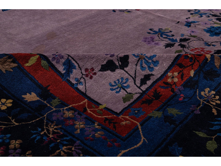 Antique Peking Chinese Wool Rug 9 X 15