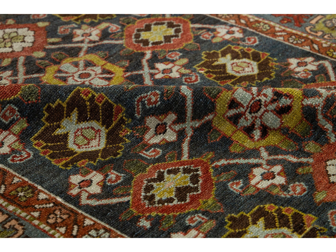 Antique Bidjar Wool Runner 4 X 12