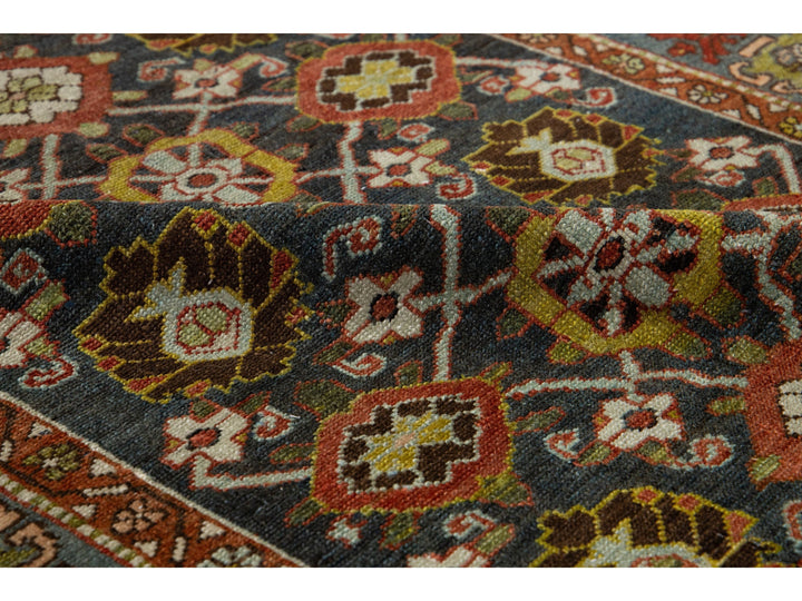 Antique Bidjar Wool Runner 4 X 12