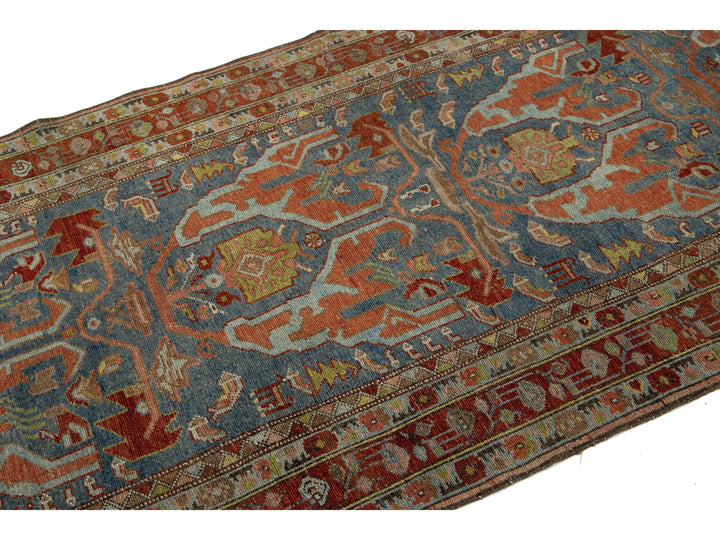 Antique Bidjar Wool Runner 4 X 17