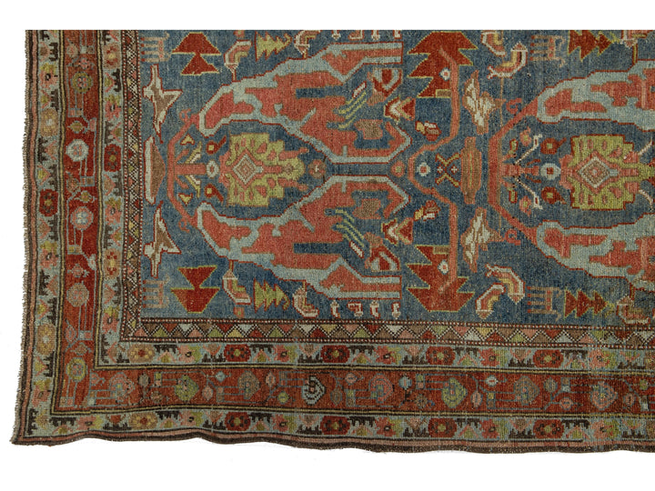 Antique Bidjar Wool Runner 4 X 17