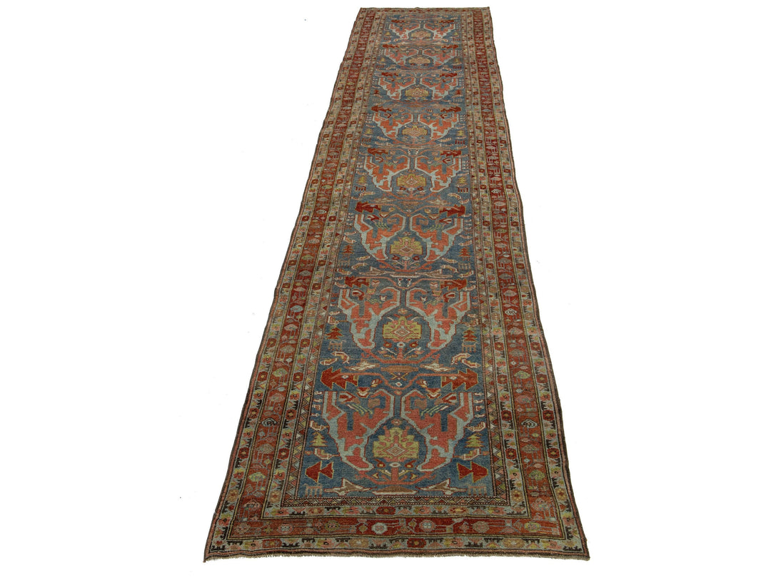 Antique Bidjar Wool Runner 4 X 17