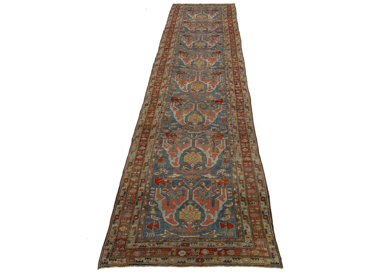 Antique Bidjar Wool Runner 4 X 17