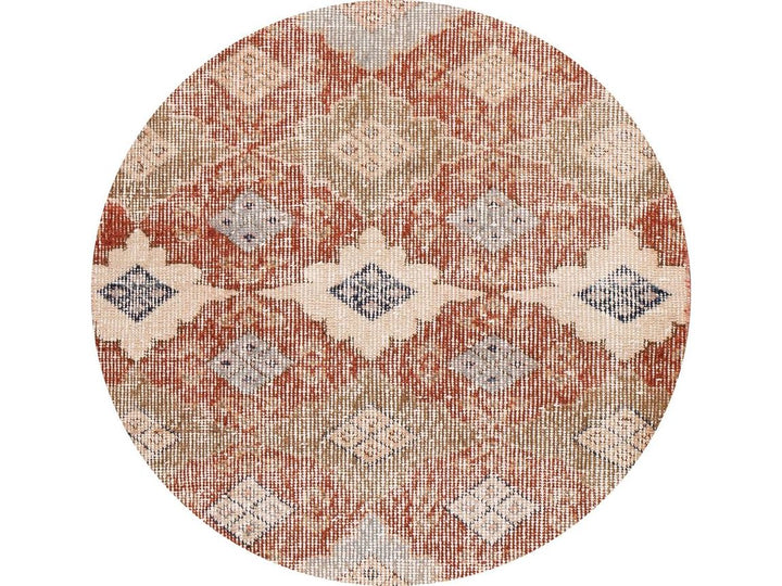 Vintage Turkish Scatter Wool Rug 3 X 5