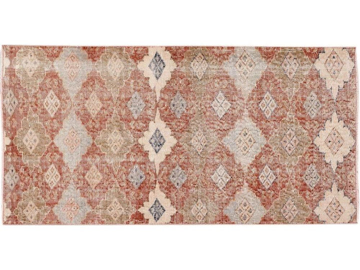 Vintage Turkish Scatter Wool Rug 3 X 5