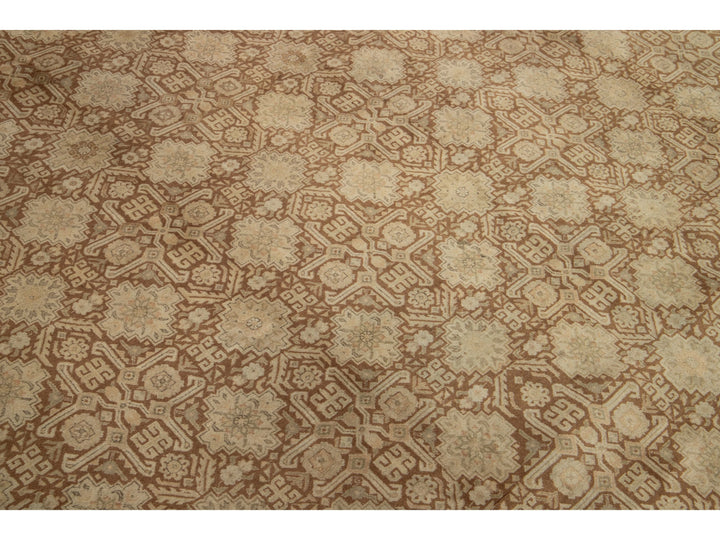 Antique Tabriz Wool Rug 10 X 13