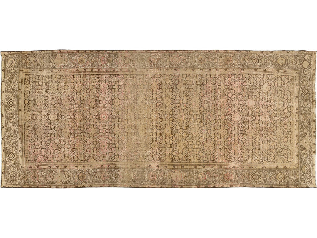 Antique Malayer Wool Runner 6 x 13