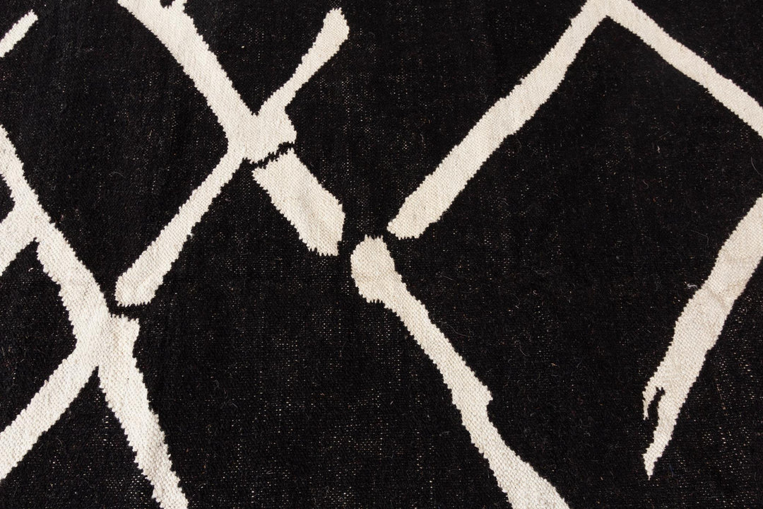 21st Century Modern Kilim Wool Rug 10 X 14