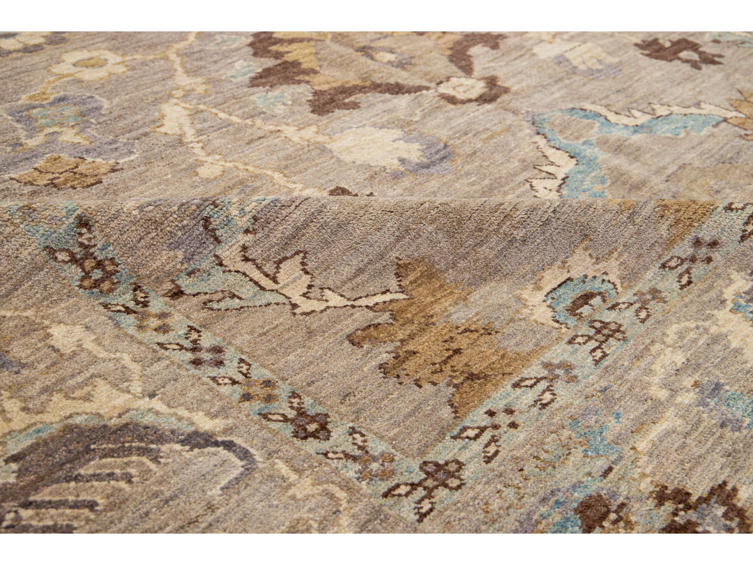 Modern Sultanabad Wool Rug 8 X 8