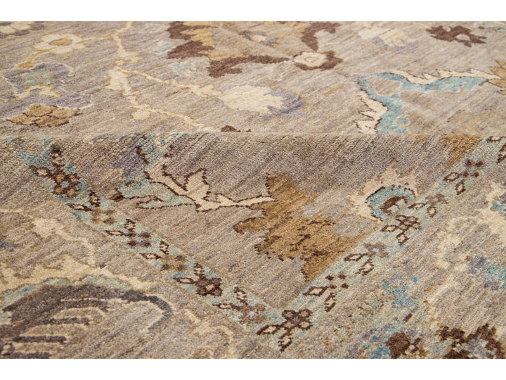 Modern Sultanabad Wool Rug 8 X 8