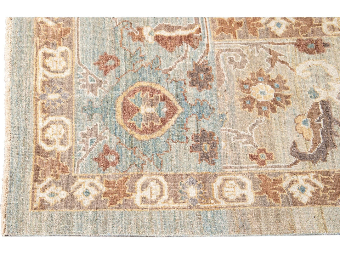 Modern Oversize Sultanabad Wool Rug 13 X 23