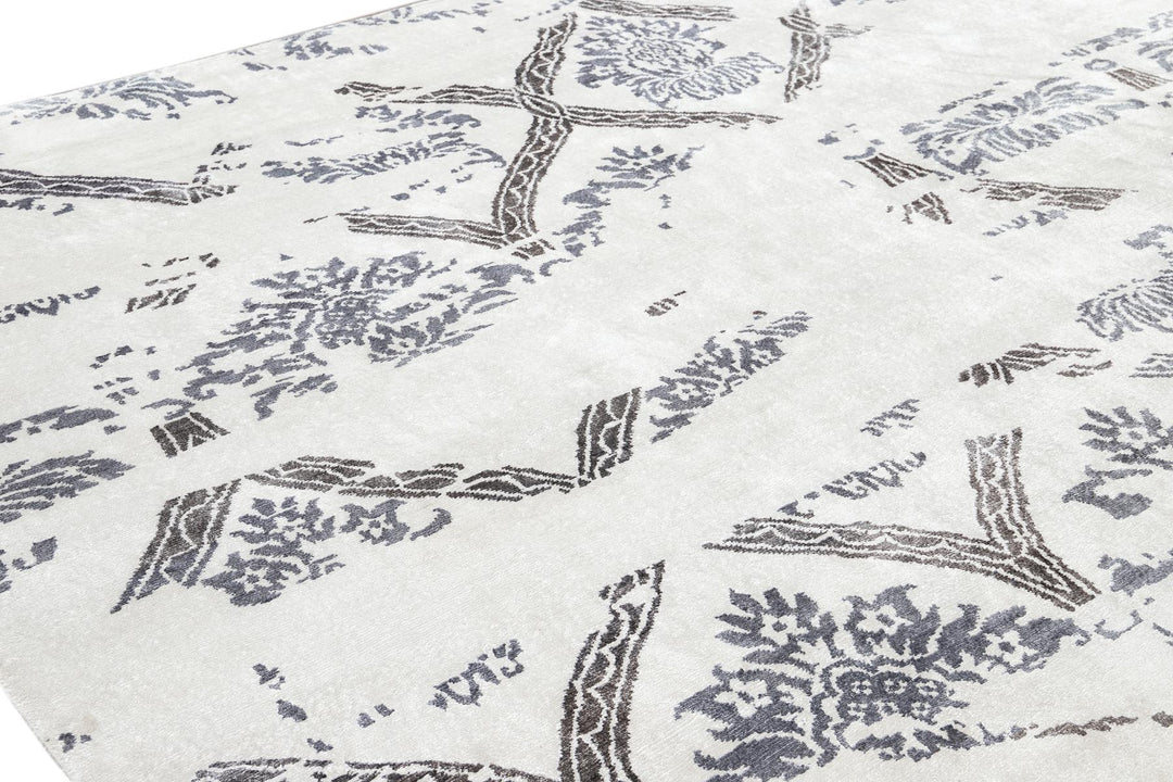 21st Century Modern Indian Silk Rug 10 X 14