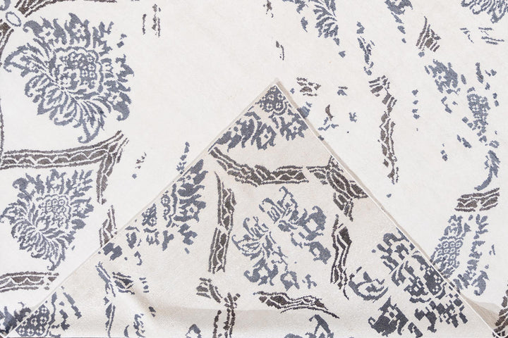 21st Century Modern Indian Silk Rug 10 X 14