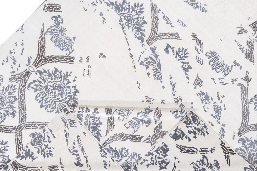 21st Century Modern Indian Silk Rug 10 X 14