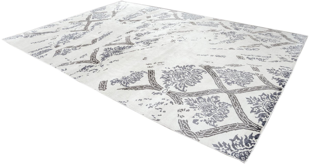 21st Century Modern Indian Silk Rug 10 X 14