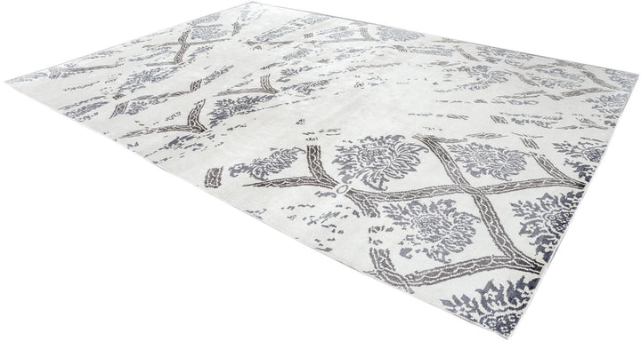 21st Century Modern Indian Silk Rug 10 X 14