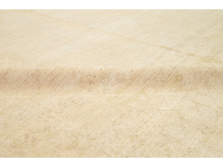 Modern Khotan Wool Rug 18 X 24