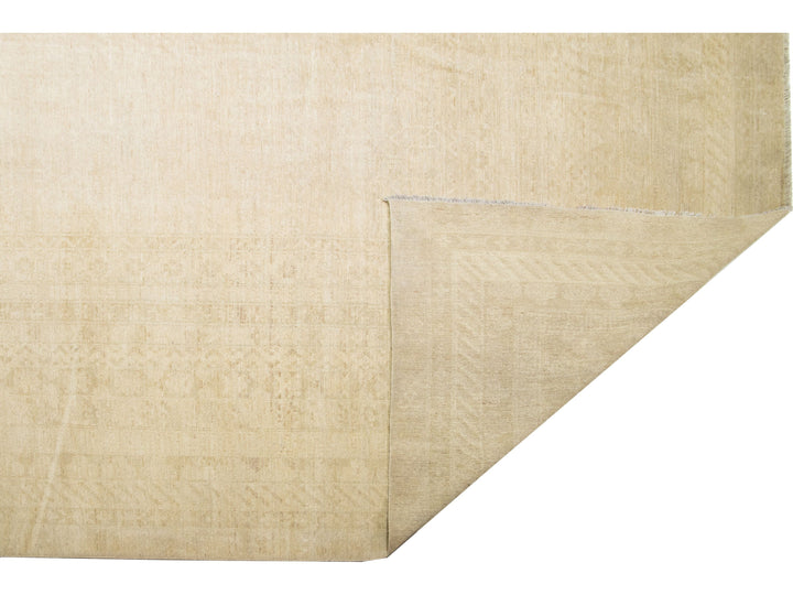 Modern Khotan Wool Rug 18 X 24