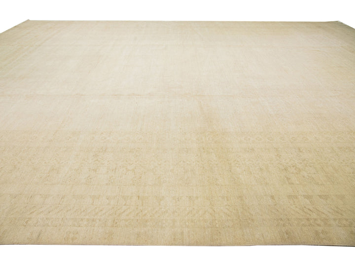 Modern Khotan Wool Rug 18 X 24