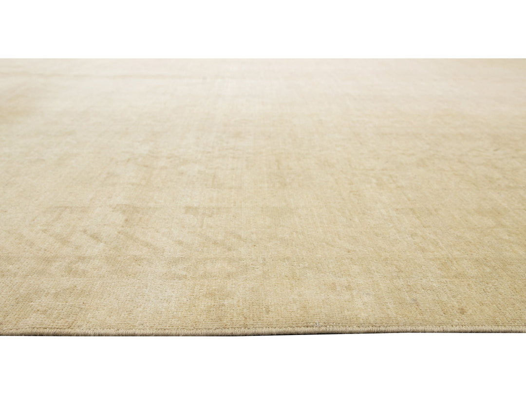 Modern Khotan Wool Rug 18 X 24