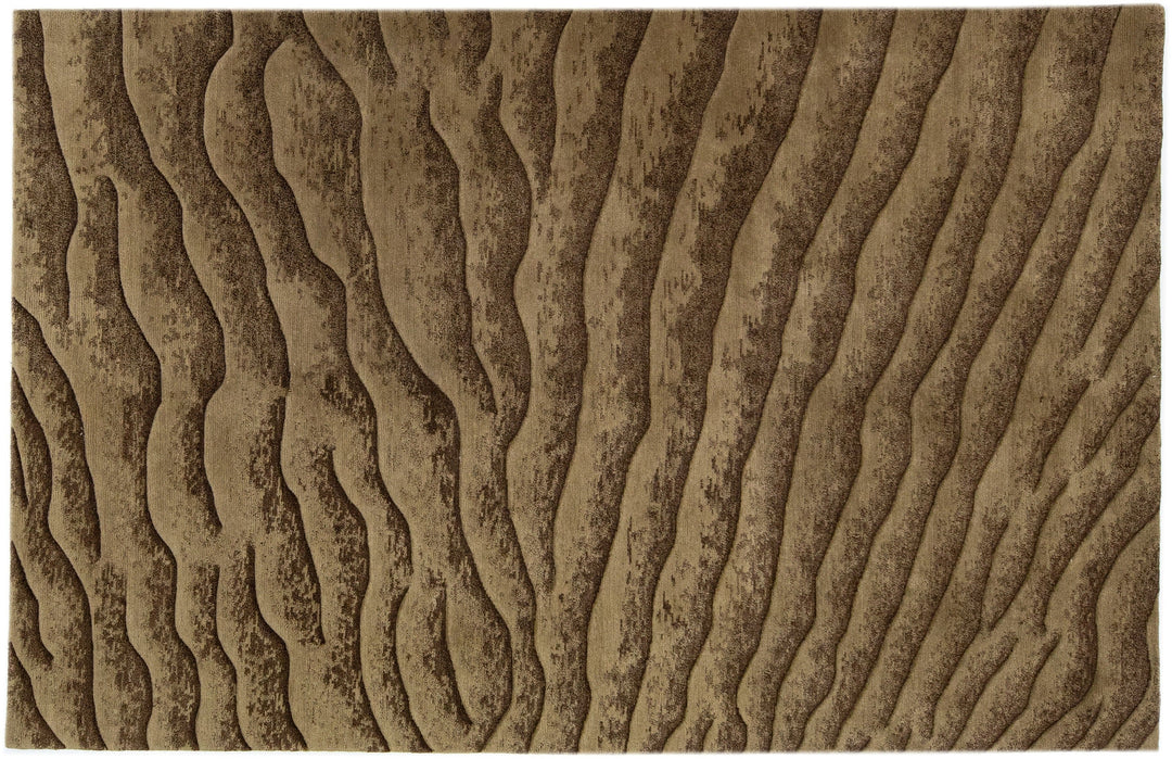 Modern Indian Wool Rug 6 X 9