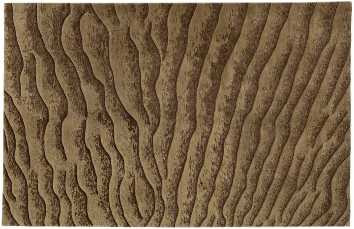 Modern Indian Wool Rug 6 X 9