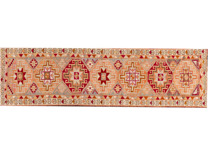 20th Century Vintage Turkish Anatolian Runner Rug 3 X 11