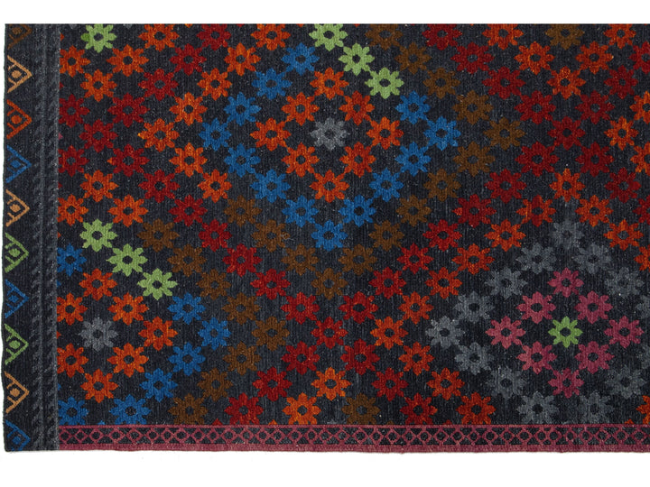 Modern Soumak Wool Rug 9 X 12