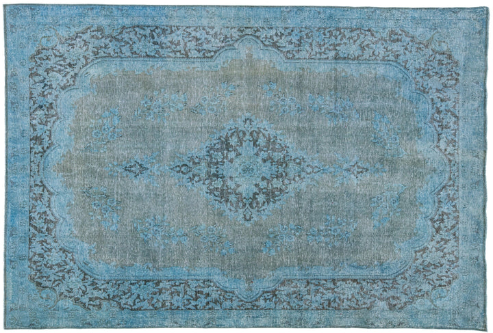 Vintage Overdyed Wool Rug 6 X 10