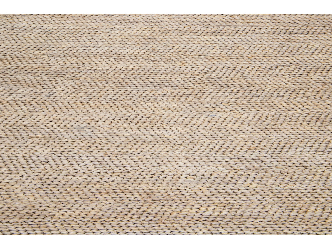 Modern Textured Wool Custom Rug 5 X 8