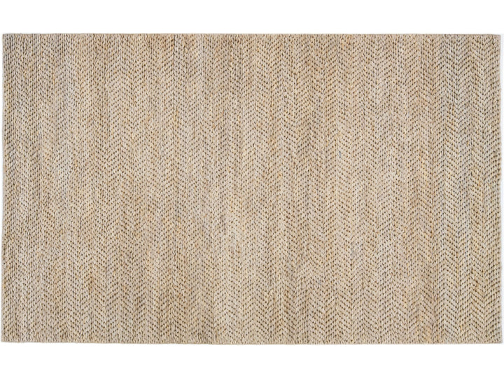 Modern Textured Wool Custom Rug 5 X 8