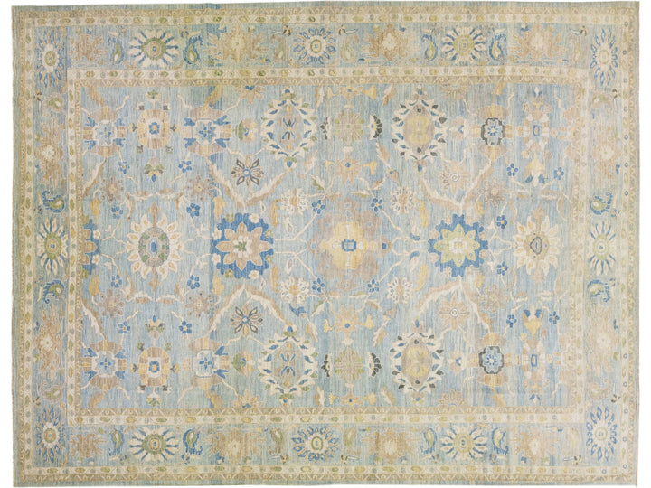Modern Sultanabad Wool Rug 15 X 19