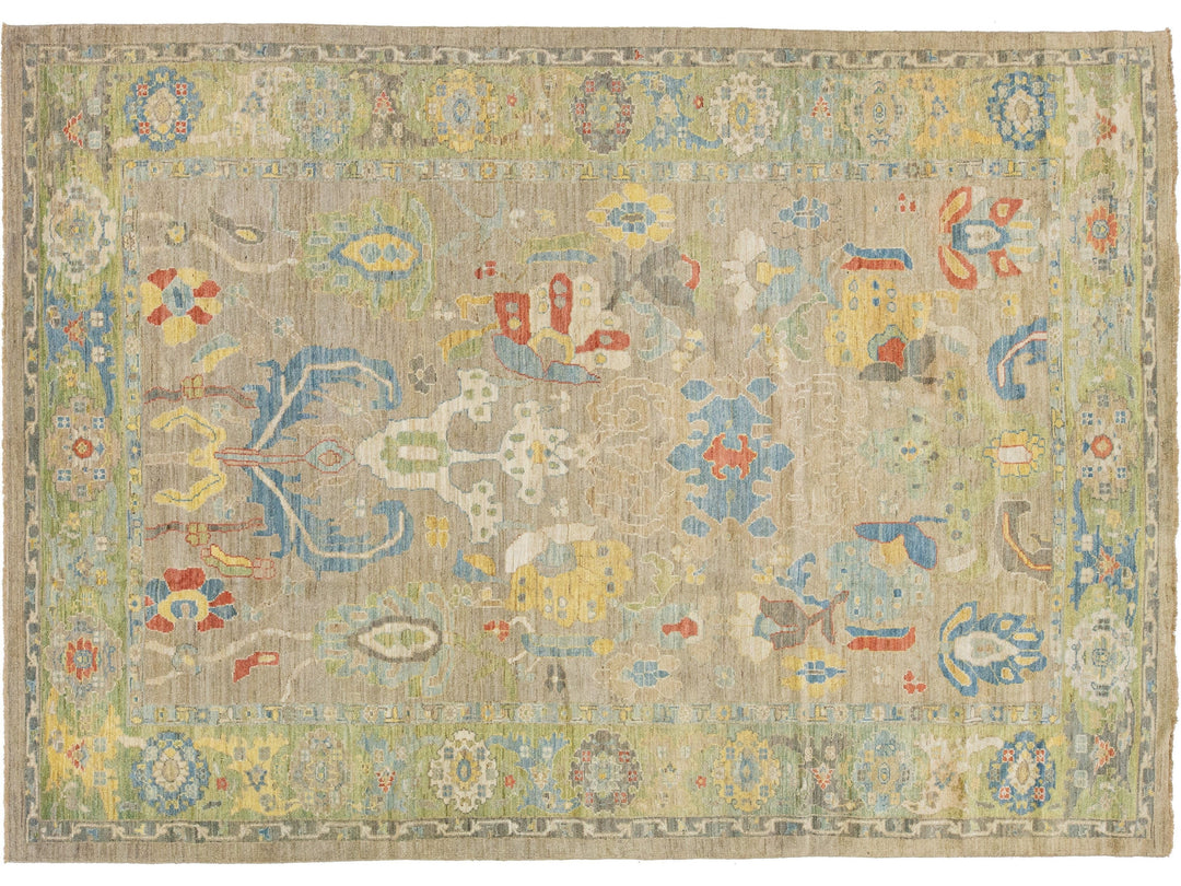 Modern Sultanabad Rug 9 X 13