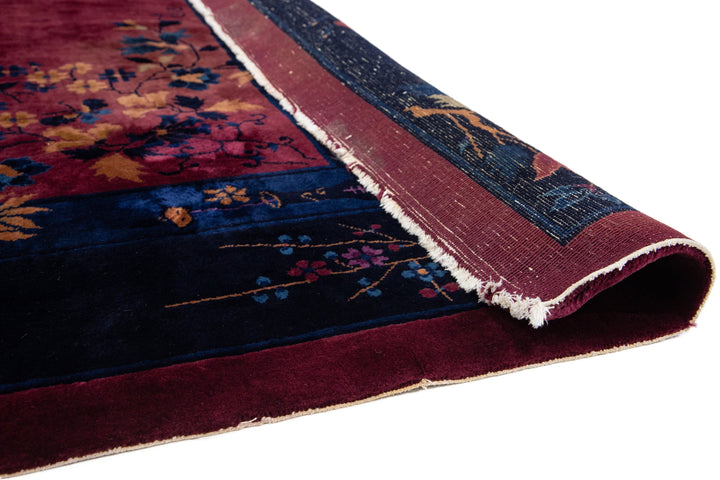 Antique Art Deco Chinese Rug 10 X 15