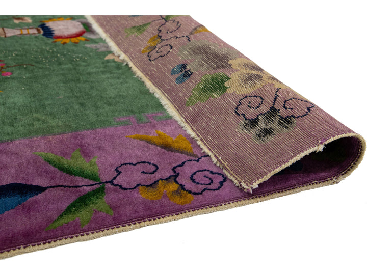 Antique Art Deco Chinese Rug 10 X 13