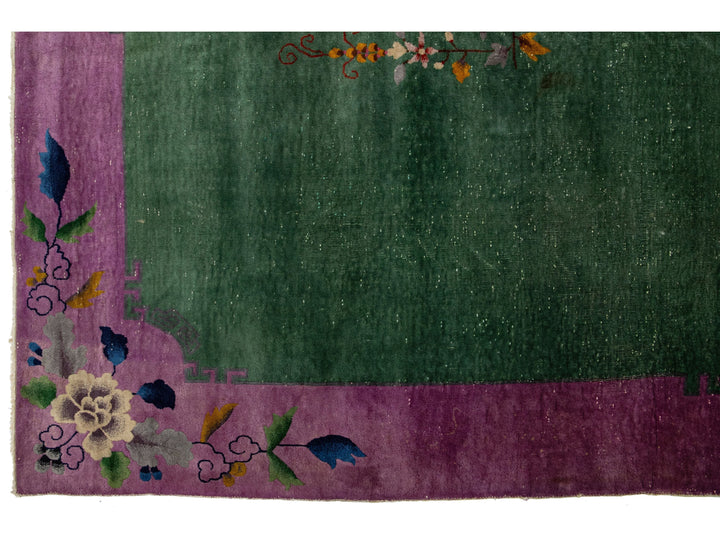 Antique Art Deco Chinese Rug 10 X 13