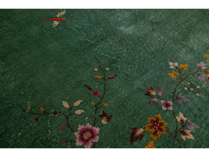 Antique Art Deco Chinese Rug 10 X 13