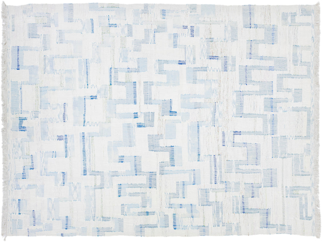 Modern Kilim Wool Rug 10 X 13