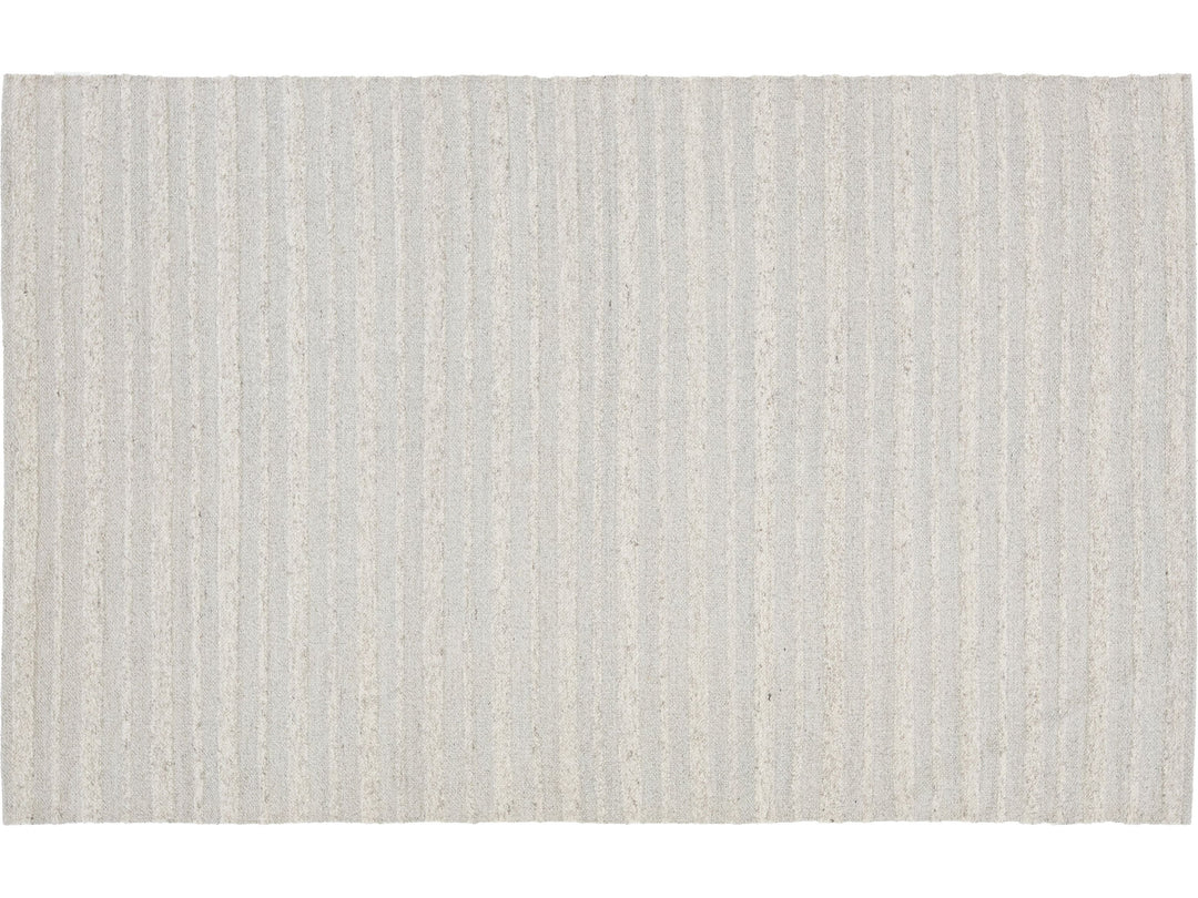 Modern Kilim Flatweave Wool Rug 5 X 8