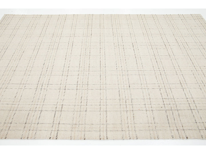 Modern Felted Wool Rug 5 X 8