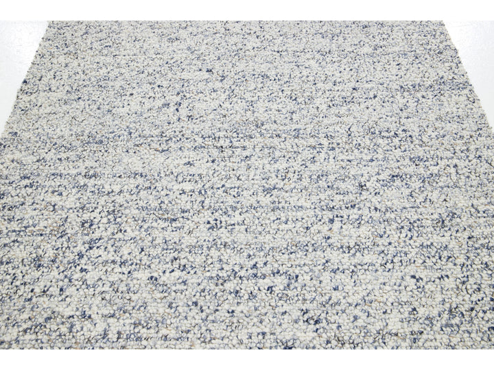 Modern Felted Wool Rug 5 X 8